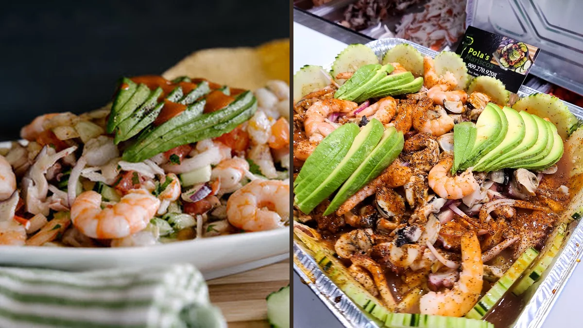 Mexican seafood dishes served in generous portions.